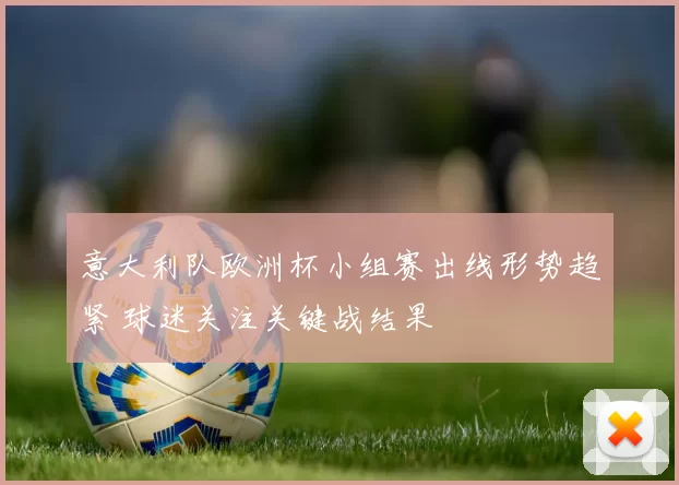 意大利队欧洲杯小组赛出线形势趋紧 球迷关注关键战结果